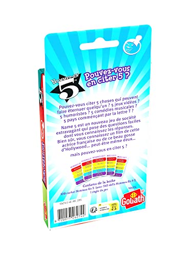 Goliath - Jeu de Cartes de Trivia Facile À Emporter pour A Partir de 12 Ans - 2 Joueurs et Plus
Goliath - Jeu de Sociét