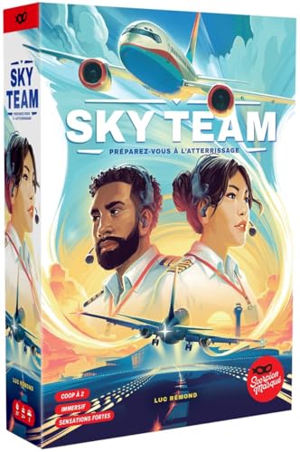 【Sky Team + Code Names Duo】 Jeu de société éducatif pour enfants + Édition spéciale (12+ ans) + Box collector 2 en 1