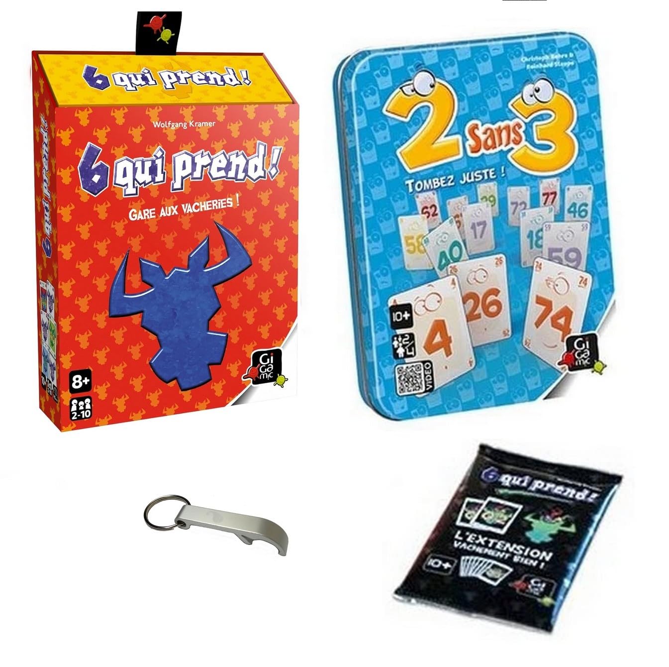 Lot 2 sans 3 + 6 Qui Prend + 1 Extension + 1 Décap Blumie