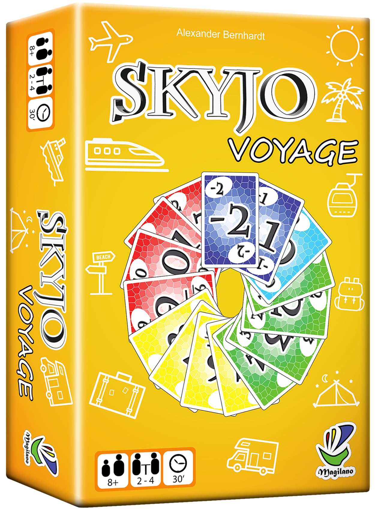 Magilano SKYJO Voyage - Sac voyage robuste et durables pour voyageurs éco-responsables - Fonctionnalité multifonctionnel